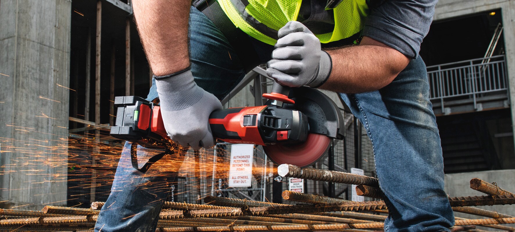 Worker using AG 6D-22 