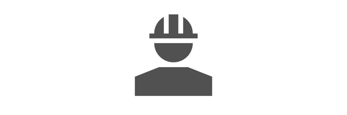 Icon of a engineer worker.