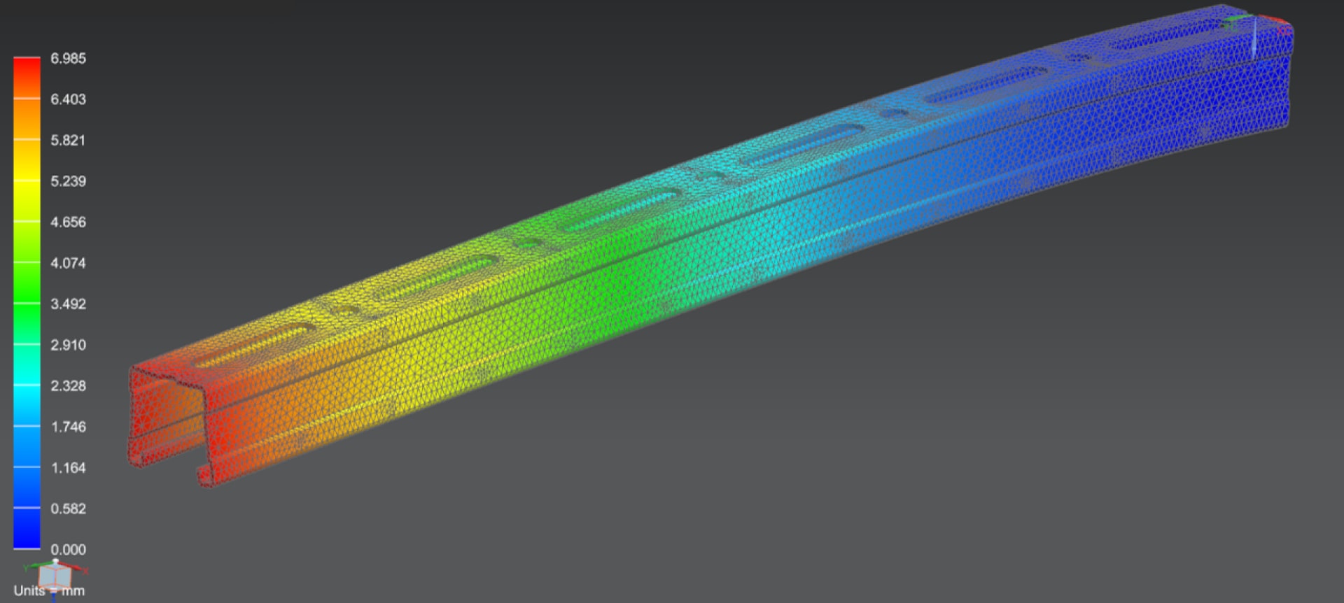 Steel channel picture, showing ETA evaluation requirements.