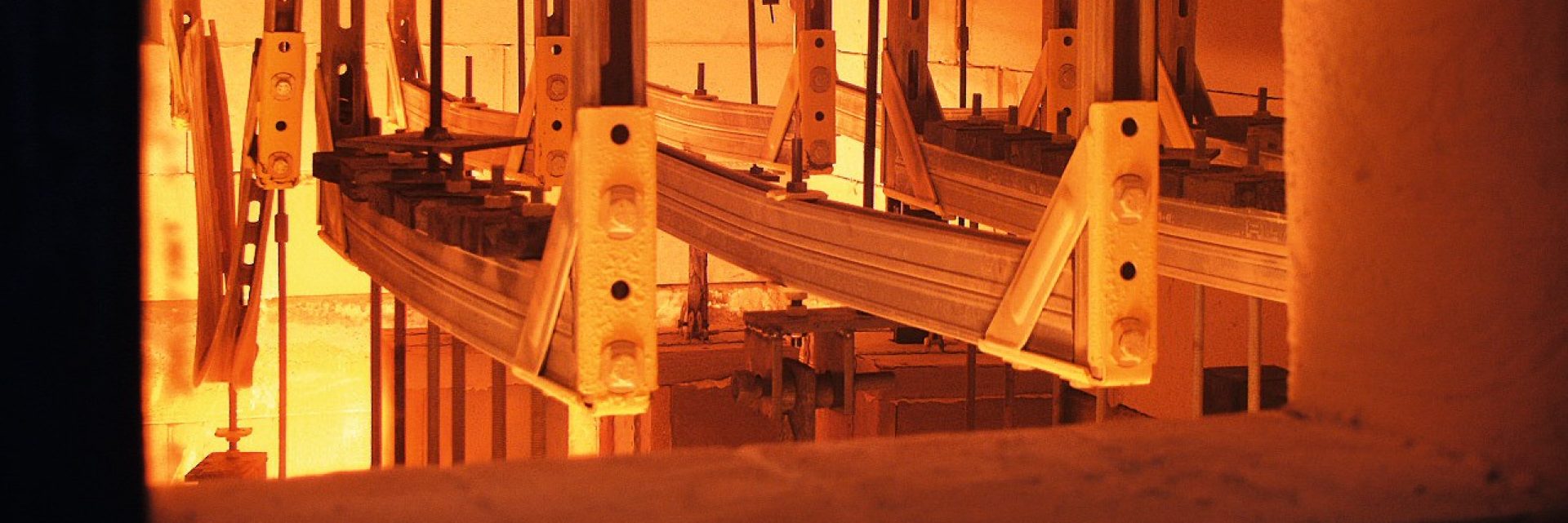 Hilti fire testing of firestops on steel constructions.