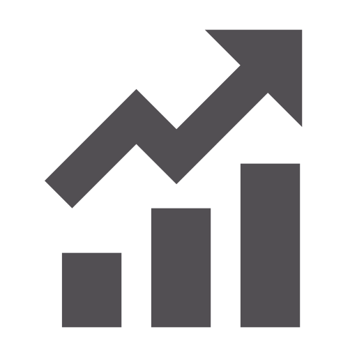 Chart showing growth illustration 