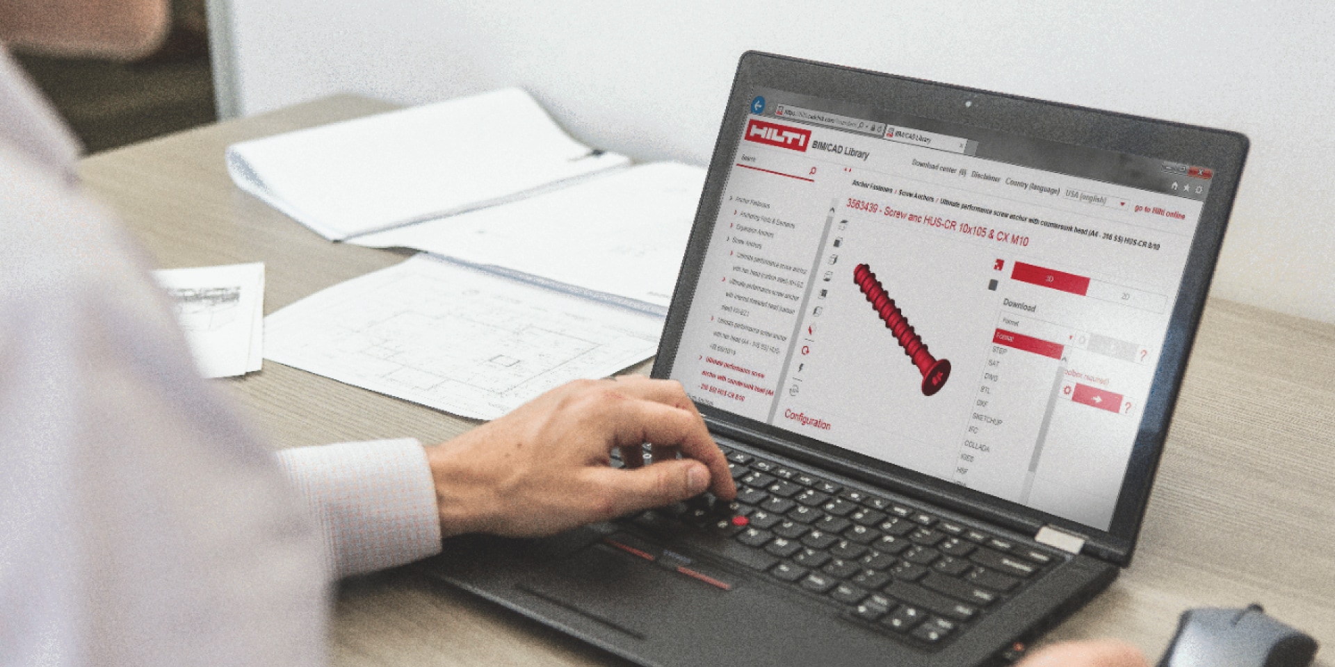 HILTI BIM CAD LIBRARIES 