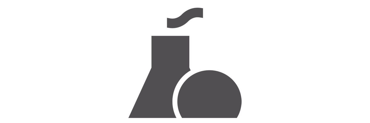 Icon of chemical bottles.