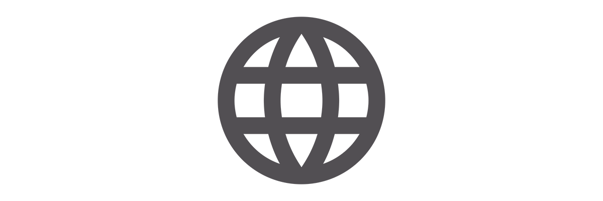 Icon of global symbol.