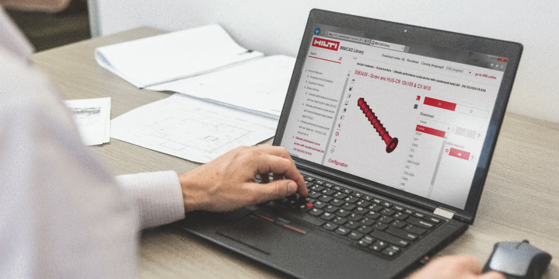 HILTI BIM CAD LIBRARIES 