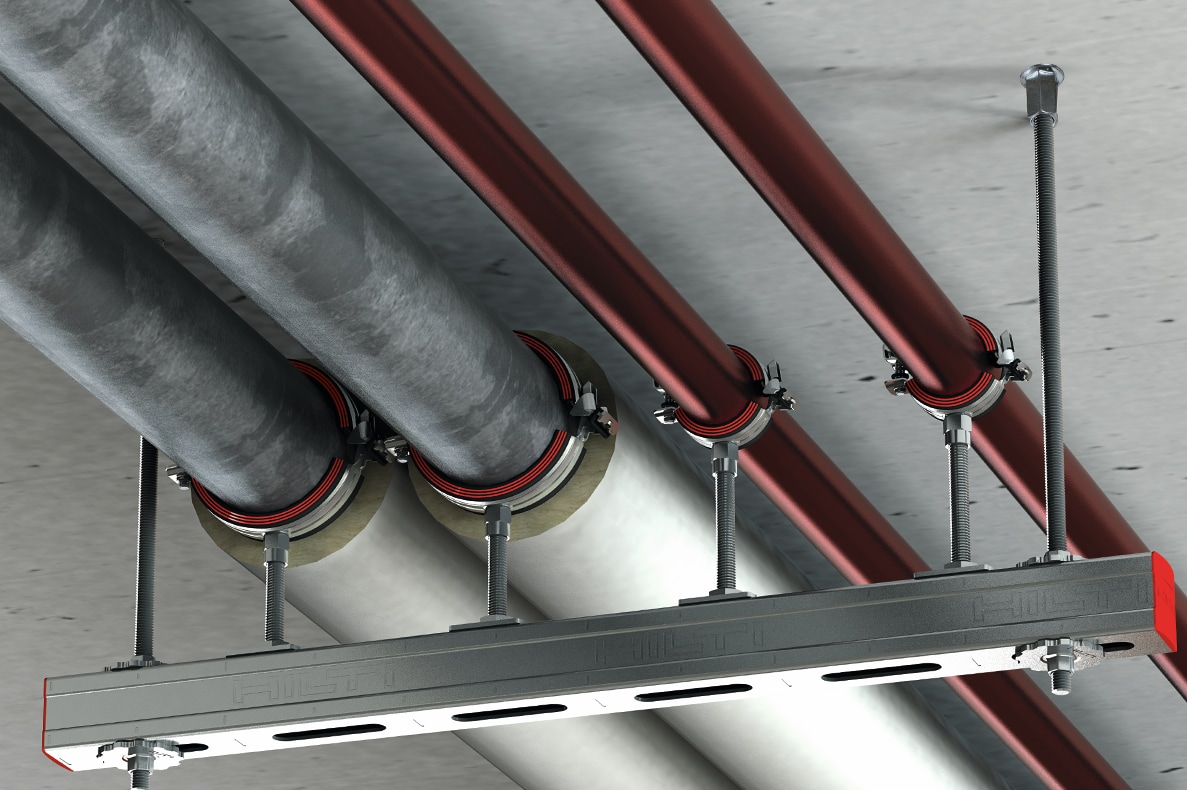 Hilti concrete screw anchors used in the jobsite