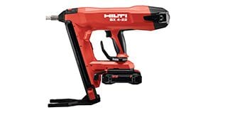 Red Hilti BX 4-22 cordless concrete nailer (IF edition).