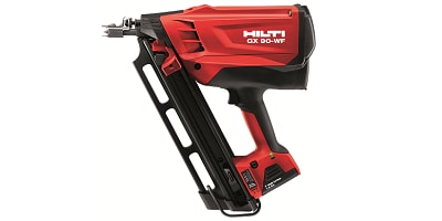Red Hilti GX 90-WF Framing Nailer. 