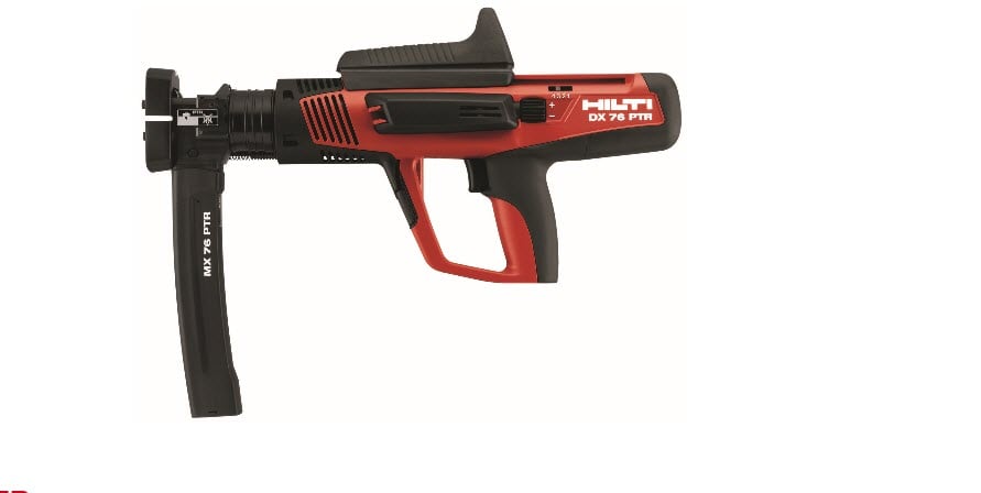Red Hilti DX 76 Power Actuated tool.