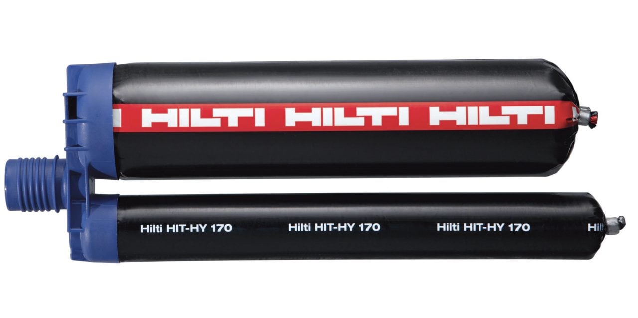 Hilti HIT-HY 170 Adhesive Anchor close up.