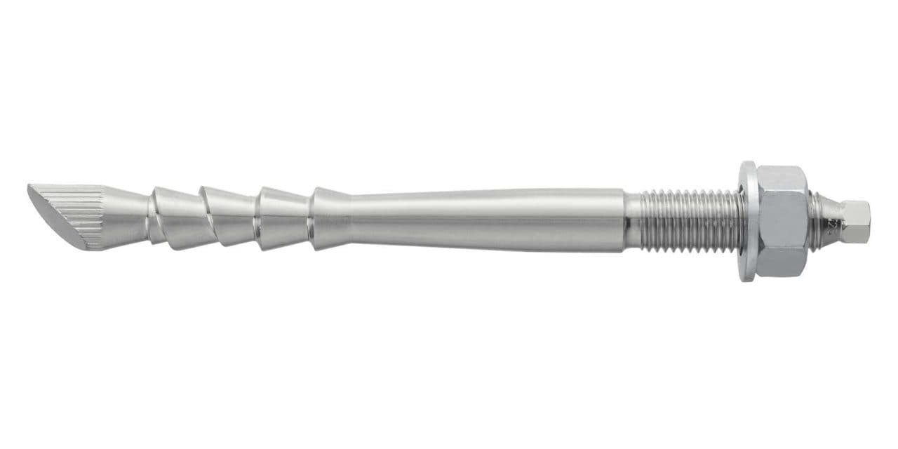 Hilti HAS-TZ anchor rod close up. 