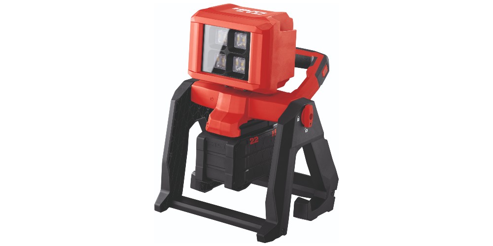 HILTI NURON construction light close up.