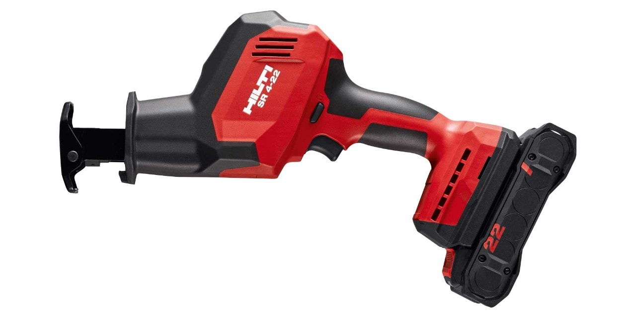 SR 4-22 one-handed reciprocating saw on display