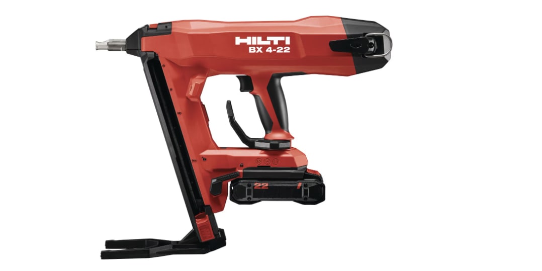 Hilti Nuron BX 4-22 cordless nailer close up.