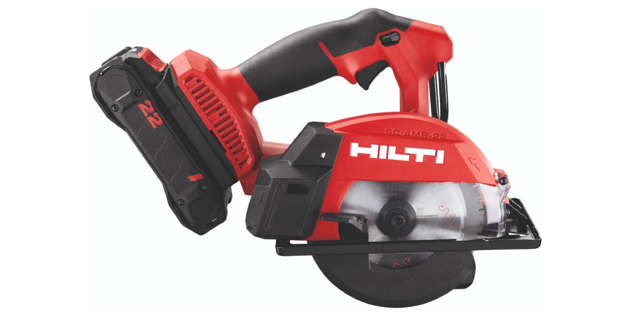 Hilti Nuron Cordless circular saw SC 4MR-22 close up.