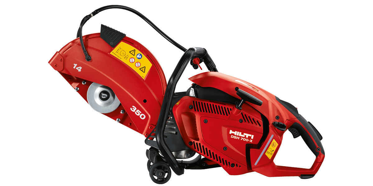 Hilti DSH 700-X Cut-off saw close up.