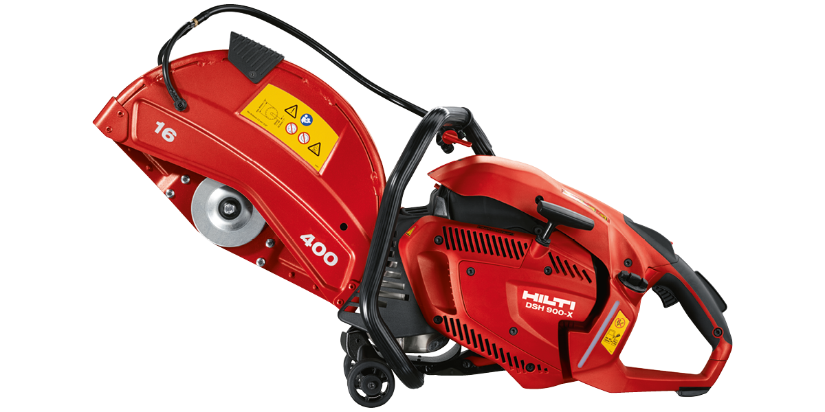 Hilti DSH 900-X Cut-off saw close up.