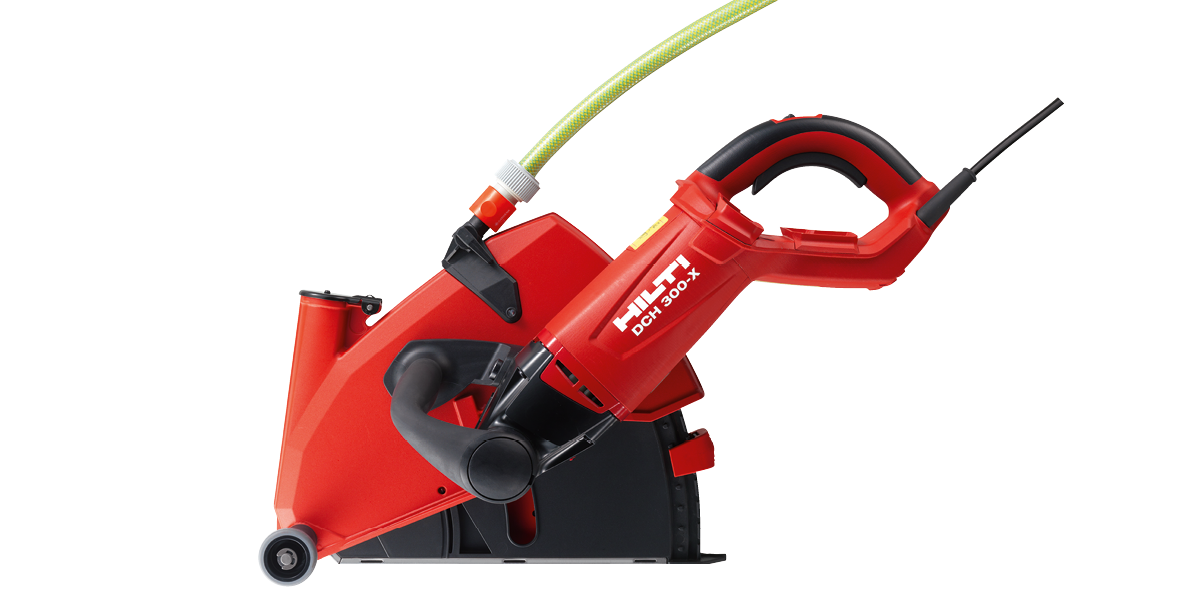 Hilti DCH 300-X Electric cutter close up.