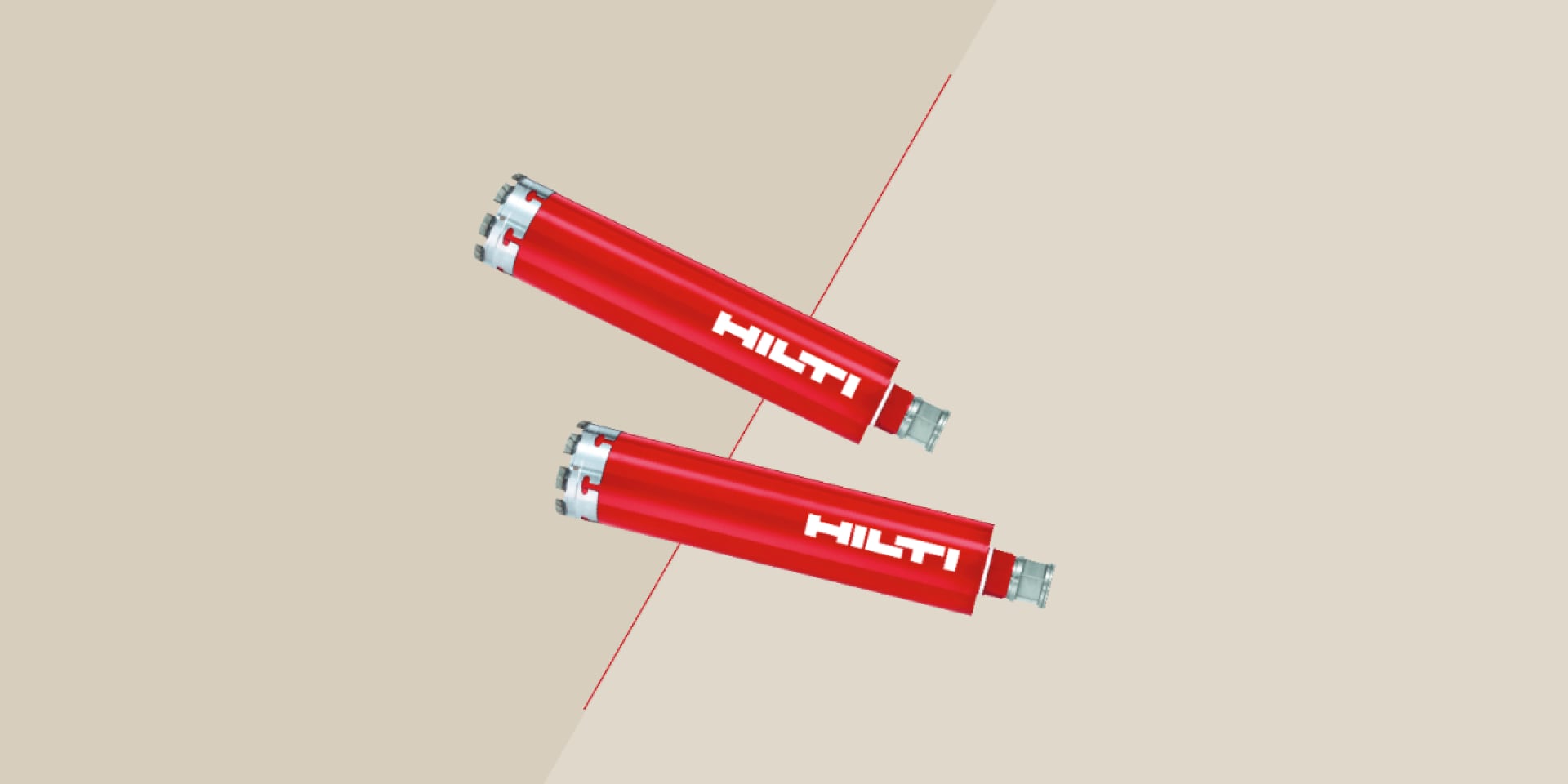 Hilti X-change module for core bits close up.