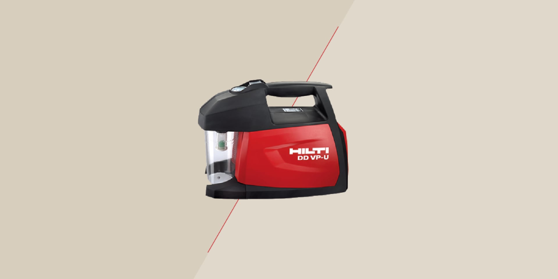Hilti Vacuum pump for diamond drilling close up. 