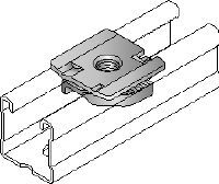 MQA-S Pipe clamp saddle Galvanised pipe clamp saddle for connecting threaded components to MQ/HS channels