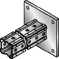 MIC-C90-DH Hot-dip galvanised (HDG) bracket for heavy-duty connections to concrete