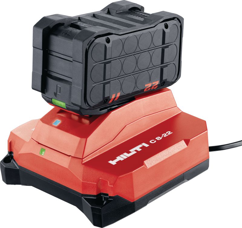 C 8-22 Nuron ultimate charger Top-speed charger optimised for high-capacity Nuron B 22-170 and B 22-255 batteries