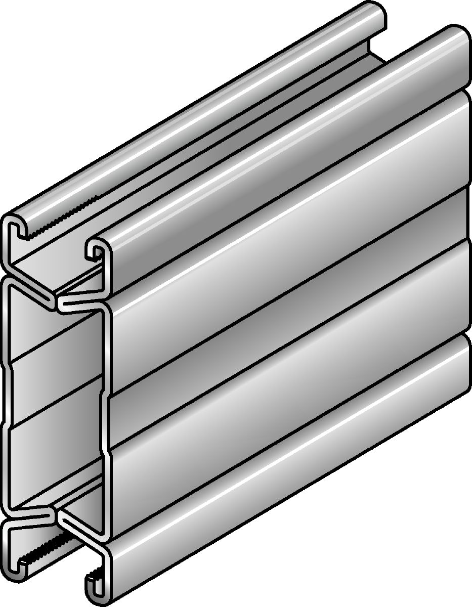 MQ124X D installation channels Galvanised Strut Systems Hilti Ireland