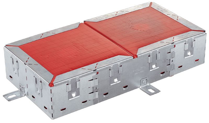 CFS-RCC Firestop rectangular cable collar Solution for renovation of sealed cable-, tray- and mixed penetrations without removing existing, old firestop