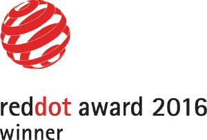                This product has been awarded the Red Dot Design Award.            