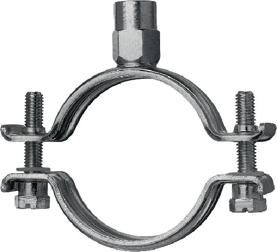 MP-MS Sprinkler pipe clamp Galvanised sprinkler pipe clamps with VdS, FM and UL approvals for fire sprinkler applications