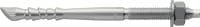 HAS-RTZ Anchor rod Ultimate-performance anchor rod for adhesive capsules in cracked concrete (A4 stainless steel)