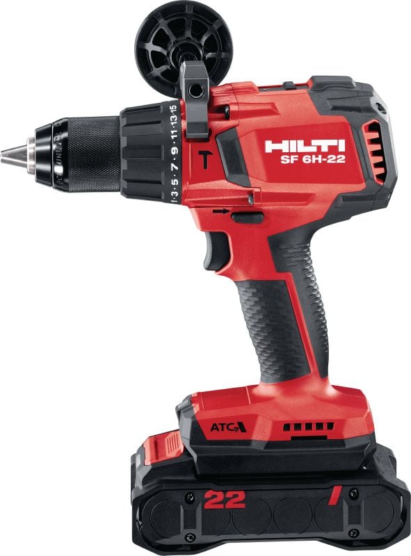 Nuron SF 6H-22 Cordless hammer drill driver Power-class hammer drill driver with Active Torque Control and advanced ergonomics for universal drilling and driving on wood, metal and masonry (Nuron battery platform)