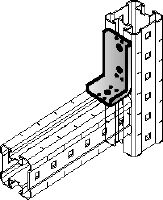 MIQC-L Cross connector Hot-dip galvanised (HDG) medium-duty connectors to connect two MIQ girders