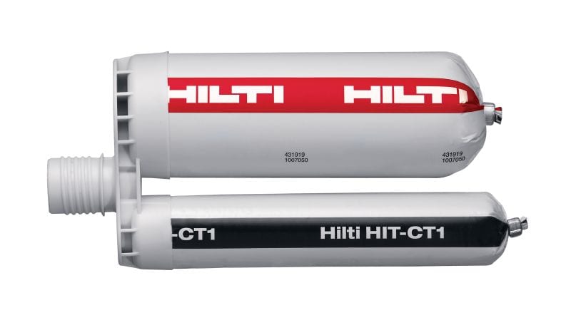 HIT-CT 1 Adhesive anchor High-performance Clean-Tec injectable mortar for fastenings in concrete, formulated to minimise health and environmental hazards