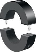 MRP-KF Ultimate high-density insulating pipe clamp with innovative quick closure for heavy-duty refrigeration applications