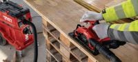 Nuron SC 4WL-22 Cordless circular saw Cordless circular saw with maximised run time per charge for fast, straight cuts in wood up to 57 mm│2-1/4” depth (Nuron battery platform) Applications 1