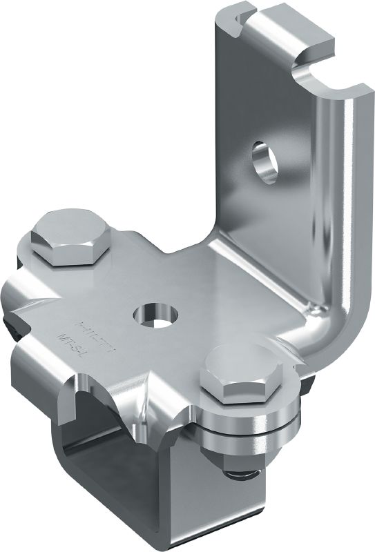MT-S-L 40 Seismic angle bracket Angle bracket for assembling braced MT-40 strut channel structures in seismic zones