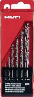 HSS-G Drill bit set Set of premium HSS precision-ground drill bits for drilling small holes into steel ≤900 N/mm², compliant to DIN 338 / 340