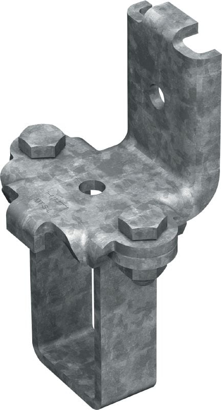 MT-S-L 40D OC Seismic angle bracket Angle bracket for assembling braced MT-40D strut channel structures in seismic zones, for outdoor use with low pollution
