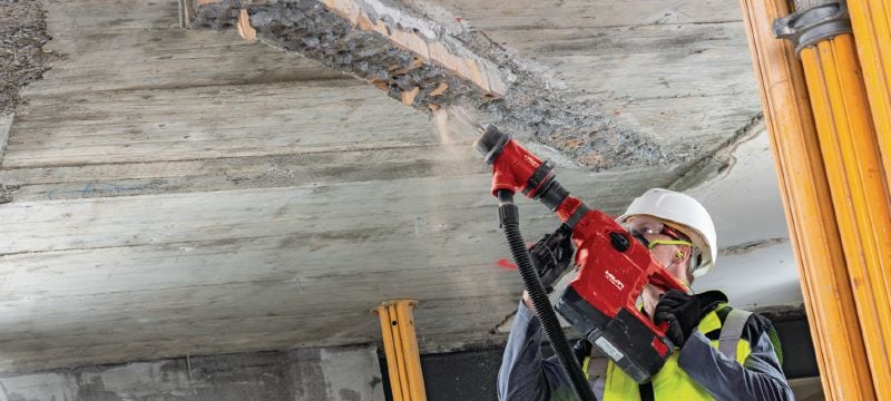 TE 500-A36 SDS Max breaker Versatile SDS Max (TE-Y) cordless demolition hammer for chiselling in concrete and masonry, with Active Vibration Reduction (AVR) Applications 1