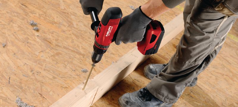 SF 10W-A22 ATC Cordless drill driver Ultimate class 22V cordless drill driver with Active Torque Control and four-speed gearing for high torque in demanding applications in wood and other materials Applications 1