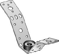 MVA-S ventilation support Galvanised air duct hangers for fastening round air ducts with sound insulation
