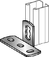 MQP-1 Channel foot Galvanised channel foot for fastening channels to concrete in light/medium-duty applications