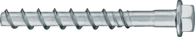HUS2-H Premium-performance screw anchor for quicker permanent and temporary fastening in concrete (carbon steel, hex head)