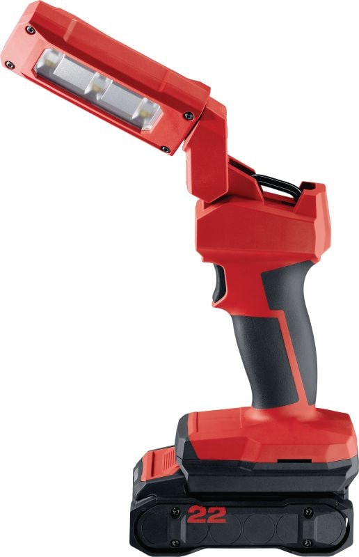 Nuron SL 2-22 LED work light Cordless LED work light with all-day battery life, rotating head and large hook for illumination of one-person jobs (Nuron battery platform)