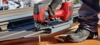 SJT 6-A22 Cordless jig saw Powerful 22V cordless jig saw with barrel T-grip for curved cuts above or below the work surface Applications 1