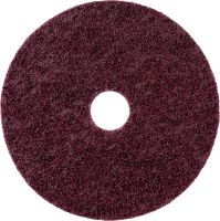 AN-D SPX Non-woven discs without backing Ultimate non-woven grinding discs for finishing stainless steel, aluminium and other metals. These discs require an additional backing pad.