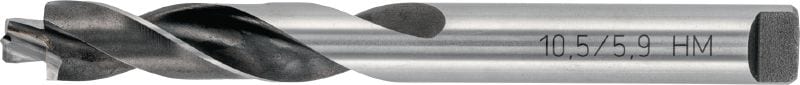 Stepped drill bit TS-HP 5,9-90 HPL 