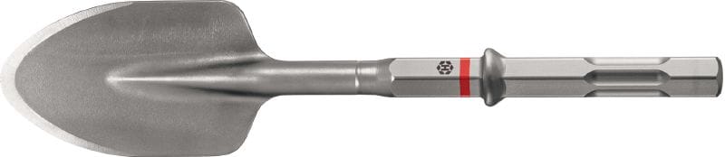 TE-HX SP Clay spade chisels Extra-sharp asphalt cutter chisel bit for digging and loosening terrain using power tools using the third-gen TE 3000 or H28 demolition tools with clamp